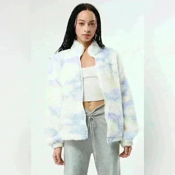 Roxy x Chloe Kim In The Clouds Sherpa Full Zip Fleece Jacket XS - Picture 1 of 6
